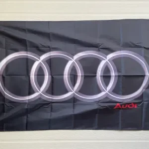 Replica Audi Rings Garage Flag/Banner