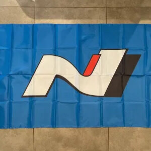 Replica Hyundai ‘N’ Garage Flag/Banner