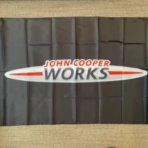Replica MINI John Cooper Works Garage Flag/Banner
