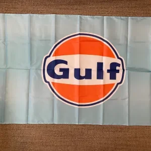 Replica Gulf Racing Garage Flag/Banner