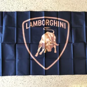 Replica Lamborghini Garage Flag/Banner