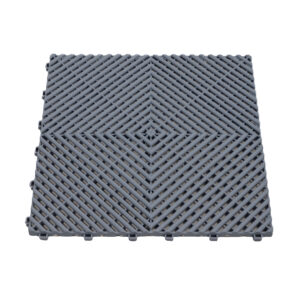 GridWorx Pro Modular Floor Tile - Silver Grey