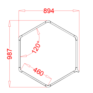 WCS-HEX1 RGB Hexagrid Lighting System