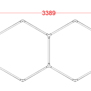 WCS-HEX4 RGB Hexagrid Lighting System