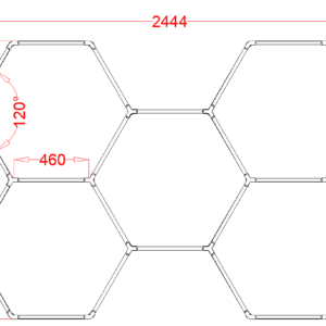 WCS-HEX5 RGB Hexagrid Lighting System