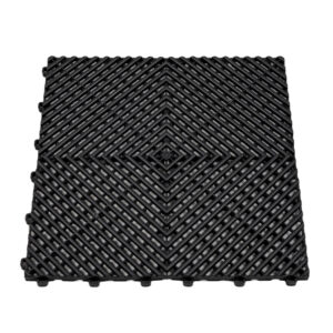 GridWorx Pro Modular Floor Tile - Black