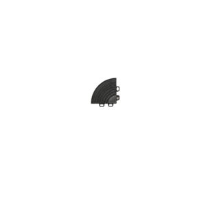 GridWorx Pro Modular Floor Corner - Black
