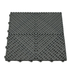 GridWorx Pro Modular Floor Tile - Charcoal Grey